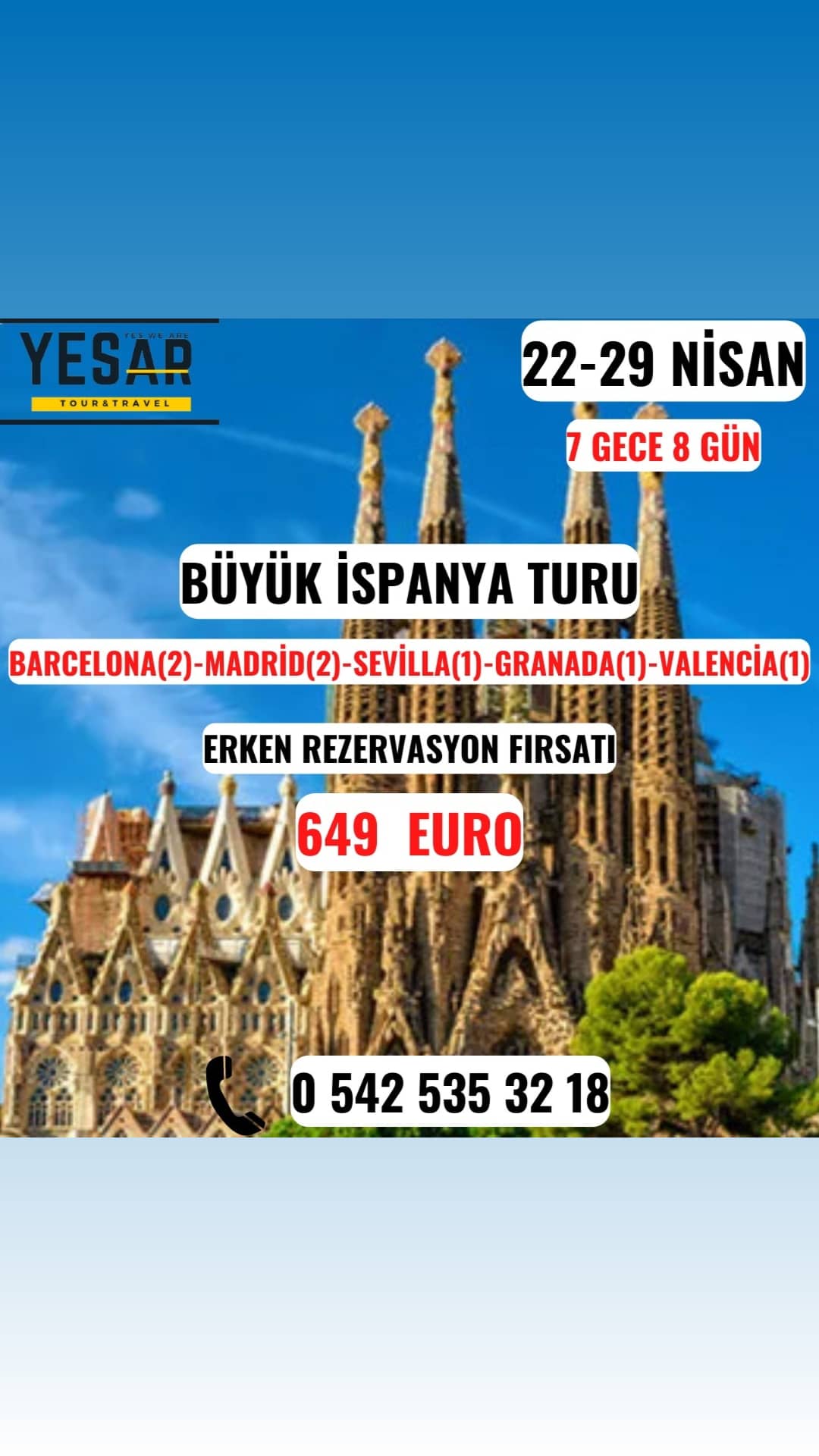 BÜYÜK İSPANYA TURU