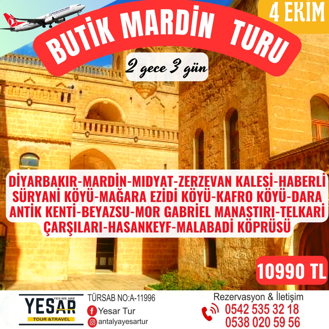 BUTİK MARDİN TURU