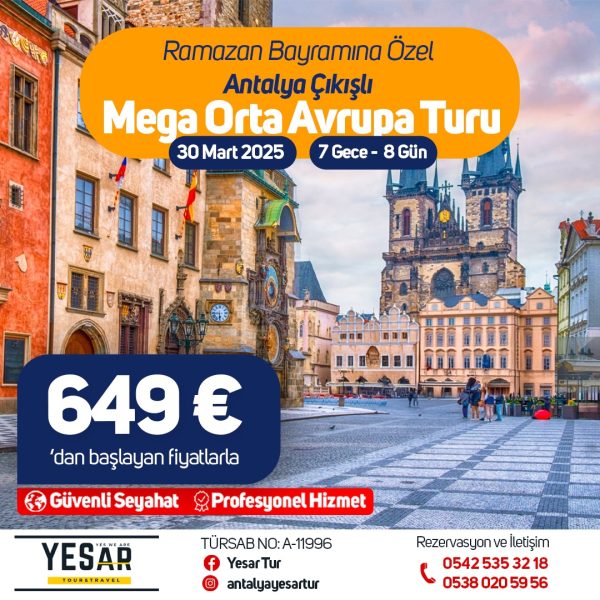 MEGA ORTA AVRUPA TURU