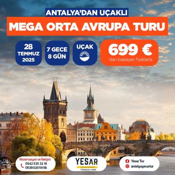 MEGA ORTA AVRUPA TURU