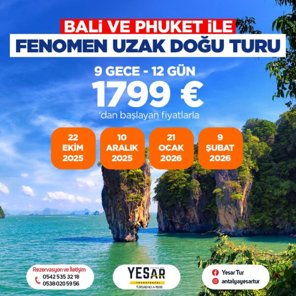 BALİ VE PHUKET ILE FENOMEN UZAK DOĞU TURU