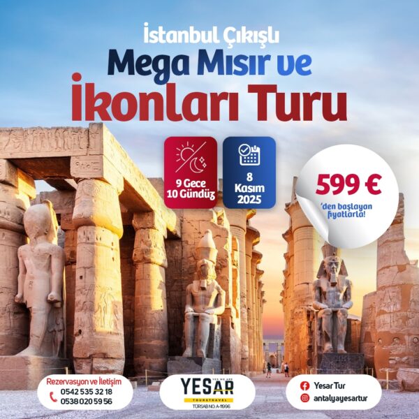 MEGA MISIR VE İKONLARI TURU