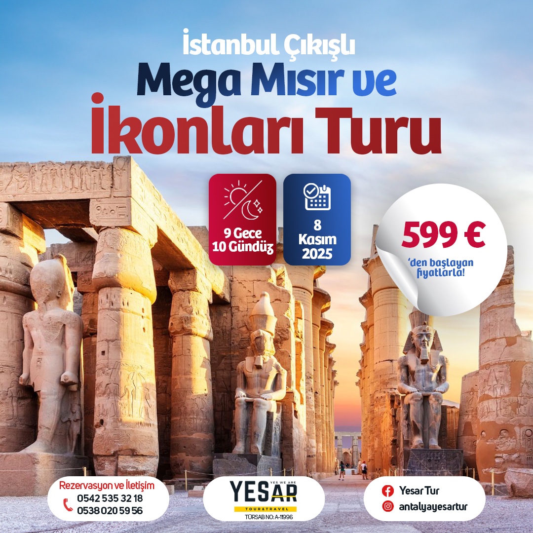 MEGA MISIR VE İKONLARI TURU