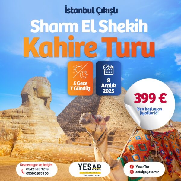SHARM EL SHEIKH & KAHİRE TURU