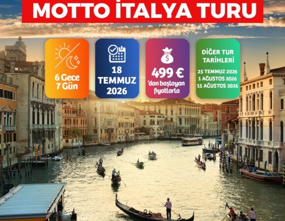 İZMİR'DEN MOTTO İTALYA TURU